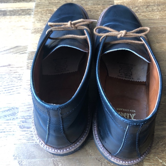 Alden Chukka Boots Size 9 B/D Smooth Matte Black Leather - Picture 13 of 13